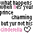 A 48x48 pixel animated contact sheet showing nine frames of a text-based buddy icon with repeated phrases and heart symbols in black, white, and pink on a gray background.