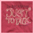 Pixelated red icon with light pink border and faint white text-like shapes on a textured background.