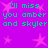 Purple background with pink star shapes and green text repeating 'I'll miss you amber and skyler' in a pattern