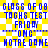 Blue pixelated text on yellow-and-white checkered background with repeated phrases and partial letter distortions.