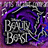 Animated icon with stylized text over a purple and blue background featuring swirling patterns.