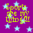 Purple background with light blue stars and yellow text reading 'Sports are my thing (m)' in pixelated font.