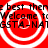 Red background with white concentric circles and repeated black text reading "best there best there Welcome to GSTA-NAT" in a pattern
