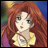 A pixelated anime-style character with long red hair and a yellow top appears on the left side of a contact sheet, while the right side displays stylized text "Anime IM" above smaller text "COM" against a black background.