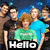 Group of people in pixelated image with text overlays, showing animation changes between frames.
