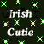 Animated contact sheet showing three frames of a buddy icon with repeating text and star-like symbols on dark background.