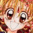 A pixelated anime-style character face with large eyes and orange hair on the left, next to a black background with white text "Anime IM" above smaller stylized text "c0m" on the right.