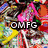 Pixelated image with bold text overlays on a colorful, abstract background of pink, yellow, and blue shapes.