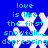 Blue background with white snowflake symbols and cyan text reading 'love is like the first snowfall... depressing' in four identical