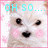 A four- shows a dog's face with pink blush, changing text from 'OH SO....' to 'WELL...' then 'SHY', each bordered by pink floral patterns