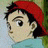 A pixelated anime-style character with red hair and a light blue shirt appears on the left side of a contact sheet, while the right side displays stylized text reading "Anime IM" above smaller text that may be "COM" against a black background.