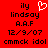 Red background displays two identical text blocks with a white pixelated heart above the left block's top text.