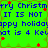 Green background with blue text repeating 'Merry Christmas', 'IT IS NOT', and 'happy holidays' alongside red star shapes.