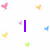 Pixelated icon with heart symbols, text elements, and color accents on white background.