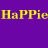 A static 48x48 pixel buddy icon with a purple background, displaying text and stylized letters in yellow, green, and orange.