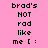 Pixelated text on a pink background arranged in two vertical , each containing identical repeated lines of text