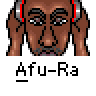 Animated contact sheet showing 15 frames of a pixel art buddy icon sequence featuring a character with headphones, a small seated figure, and text elements like "LIFE FORCE" and "RADIO".