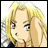 A pixelated anime-style character with blonde hair and a red mark on the chin, next to stylized text reading "Anime IM" and "COM" on a black background.