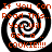 Four identical display a black-and-white spiral background with orange text reading "If You Can If You Can Read This... Read This... You Will Get a ... COOKIE!!!!"