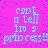 Pixelated cyan text on bright pink background with scattered blue dots, repeating 'capt a tell in a princess!' in four identical quadrants.