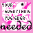 Animated contact sheet of a pink-themed buddy icon with text "YOUR EVERYTHING I'VE EVER NEEDED" displayed across multiple frames showing subtle animation changes in the star symbol and lettering.