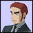 Pixelated anime-style character icon with red hair and dark clothing on a light purple background, paired with "Anime IM" text logo on black background in contact sheet layout.