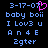 Pixelated text on black background with blue and pink elements; left side shows a heart symbol replacing the 'e' in '07', right side does not.