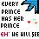 Pixelated text reads 'EVERY PRINCE HAS HER PRINCE EH' with a blue and black stylized figure on the right.