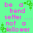 Green background with pink text reading 'be a trend setter ... not a follower' and green square icons in corners.