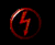 Red lightning bolt symbols inside circular frames on black backgrounds, displayed in a with visible animation changes across observations