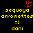 Red pixelated heart symbol above yellow text on black background, with repeated phrases and emoticons