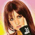 Two side-by-side show a woman with brown hair in different poses and backgrounds, one with yellow background and black clothing, the other with green background and light blue shirt