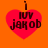 Four identical heart-shaped icons with orange background, each containing text and a small vertical line above the heart.