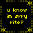 Yellow pixelated text and border on black background, arranged in four quadrants with asterisk and dotted lines.