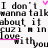 Animated text repeats 'I don't wanna talk about it cuz I'm in love with you' across multiple , with pink highlights on 'love' and small pink hearts above some words