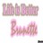 A static image shows a pink and purple gradient text reading 'Little Busters' above a stylized pink and brown character design on a white background.