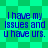Four identical display blue pixelated text on a green checkered background with diamond-shaped patterns