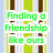 A static image with vertical stripes and text reading "Finding a Friendship like ours Impossible" on the left, and "is like nailing jello into a tree" on the right.