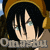 Anime-style character with black hair and blue eyes wearing a brown hat with yellow trim, shown in three with subtle facial expression changes