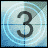 Six display a countdown sequence with numbers 3, 3, 2 in top and 2, 1, 1 in bottom against blue-toned circular background