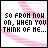 nine showing a sequence of text and color changes on a pink striped background, with text reading "SO FROM NOW ON, WHEN YOU THINK OF ME... JUST REMEMBER, I COULD HAVE BEEN THE BEST THING YOU EVER HAD." in varying fonts and colors