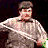 Animated contact sheet showing a person in multiple poses with a green and white lightsaber-like object against dark background.
