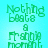 Green pixelated text on cyan background reads "Nothing beats a Frannie moment." in four identical