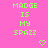 Pixelated green text on pink background reads MADGE IS MY SPAZZ with two heart symbols below.