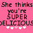 Pixelated text on pink background with repeated phrases and heart symbols, animated to shift positions.
