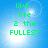 Green pixelated text 'live life 2 the FULLEST' on a blue gradient background with a bright white light effect, displayed in a of four identical