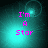 Pixelated cyan background with pink text 'I'm A Star' and animated light effects shifting across the frame.
