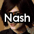 six with text overlays: left-top shows a person labeled 'Nash', center-top is pink with 'loves' over a heart, right-top has 'Jacob Black', bottom-left displays 'and' on a rainbow swirl, and bottom-right features another person labeled 'Elmo!'