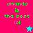 Green pixelated text reads 'amanda is tha best! lol' on a split background with cyan and magenta sections, each featuring a small star icon.