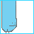 A pixelated blue character with a small smile appears on the left side of a white background, while black text builds up from "I CAN'T" to "I CAN'T BELIEVE I HAVE THE BIGGEST FOREHEAD EVER."